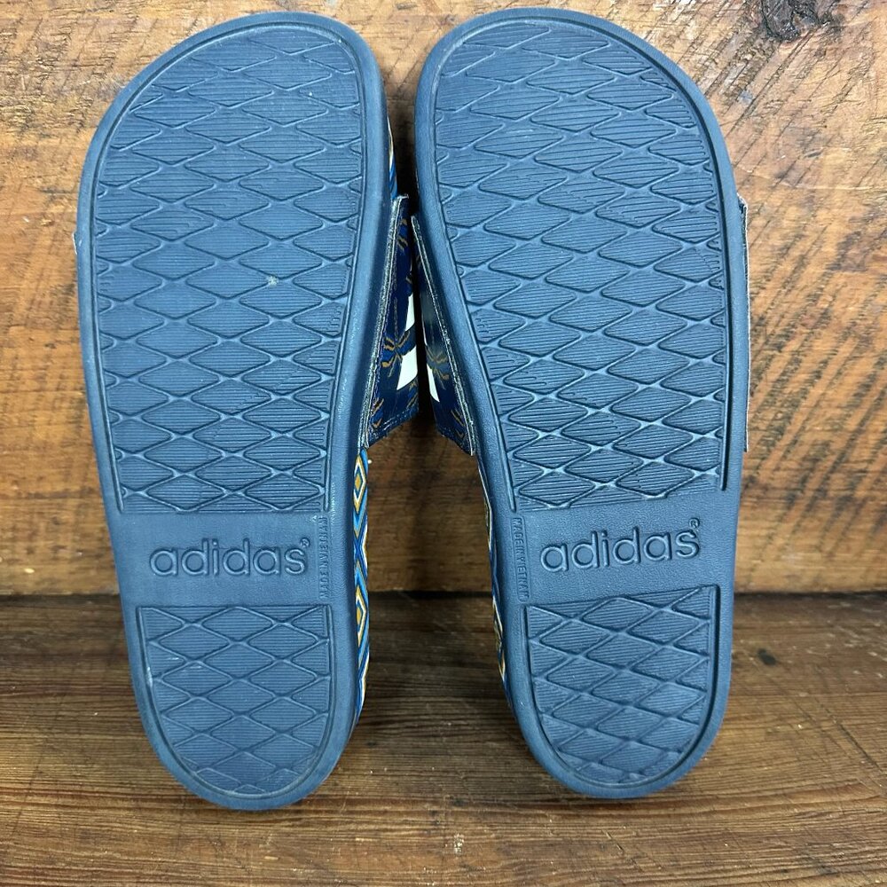 adidas Adilette Comfort Slide Sandal Night Indigo Men's 7/Women's 8 - Picture 9 of 11